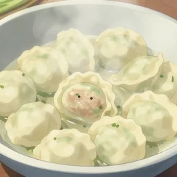 chinese meat ravioli, animation, by makoto shinkai, digital art, illustrations
