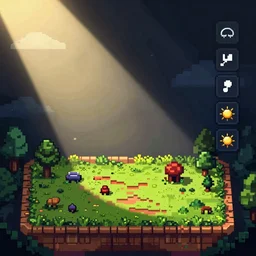 pixel art RPG game UI