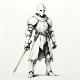 beautiful ink sketch of a hollow knight character, concept art