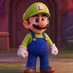 a film still of waluigi in stranger things