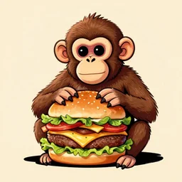 monkeys uncle, illustration by death burger