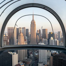 city inside a dome