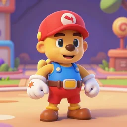 Super Darreno video game character