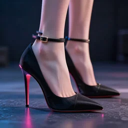 cyberpunk stiletto shoes
