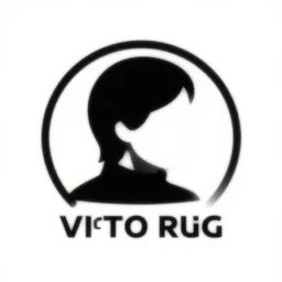 a wandering mind, logo, simple white background victo ngai, kilian eng, flat, black and white