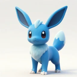 aesthetic portrait of a shiny blue sylveon, hyperrealistic, artstation, 4 k, ultra detailed digital art