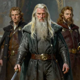 gandalf in the marvel cinematic universe, character design, painting by gaston bussiere, craig mullins, j. c. leyendecker,