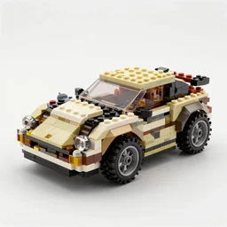 A Lego building only made up of Legos, hyper-realistic.