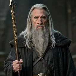 nicolas cage as gandalf, super - resolution, fantasy rpg portrait, unreal engine 5, pathfinder, by beeple