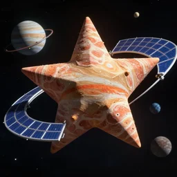 3 stars solar system, matte painting, sharp focus, vibrant colors, high contrast, concept, detail render, realistic maya, octane render, rtx, nasa, photo