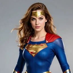 a highly detailed portrait of a female super hero