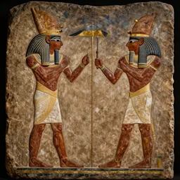 an ancient egyptian painting of darksearch