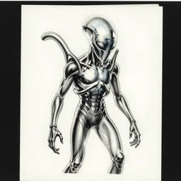 alien drawn by jack kirby, vintage 7 0 s comic cover - art