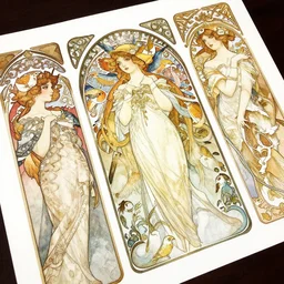 a beautiful intricate watercolor illustration of a girl with birds, detailed paper, 4 k, ultra - wide angle, ornate, elagant, by william turner, by victo ngai, by alphonse mucha, by miho hirano, by moebius, hd, trending on artstation, hyper detailed, muted intense colors