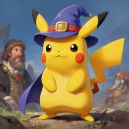 stunning male pikachu master wizard, highly detailed painting by gaston bussiere, craig mullins, j. c. leyendecker, 8 k