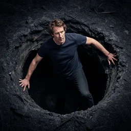 jordan peterson being sucked into a black hole