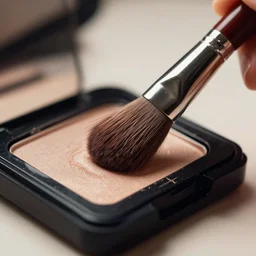 grab a brush and put a little make - up,, highly detailed, sharp, cinematic, 8 k,