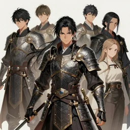 Nertoge guilds number one proud warrior, windy, capes, magnificent, medium shot, close up, details, sharp focus, elegant, highly detailed, illustration, by Jordan Grimmer and greg rutkowski and PiNe(パイネ) and 薯子Imoko and 香川悠作 and wlop and maya takamura, intricate, beautiful, Trending artstation, pixiv, digital Art