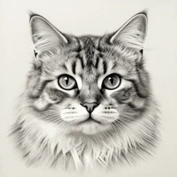 encaustic silverpoint kitty cat furry calico juggalo man fuzzy ears eyes nose portrait leonine