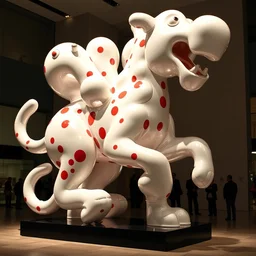 sculpture by jeff koons and junji ito - h 7 2 0