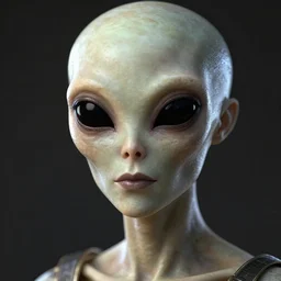 alien woman without nose and mouth,digital art,photorealistic,8k