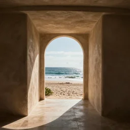 I opened a portal to the beach in my house