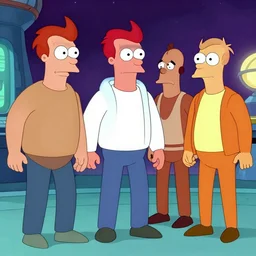 real people photograph futurama