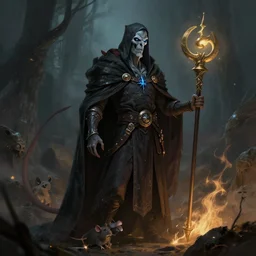 rat necromancer, artstation