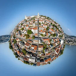 360º view town