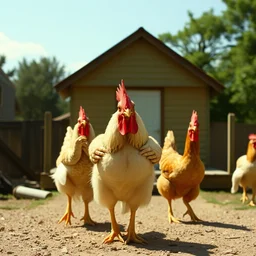 a film still from the chicken run ( 2 0 0 0 )