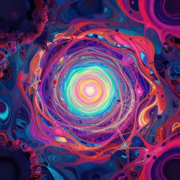 inside a psychedellic art trip. centered median photoshop filter cutout vector behance artgem hd jesper ejsing!