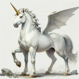 detailed concept art of a huge unicorn kirin by cheng yi and luolin, artstation, artstationhd
