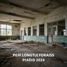 in an abandoned ruined school, highly detailed, 8 k, hdr, smooth, sharp focus, high resolution, award - winning photo