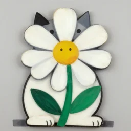 cat picasso flower