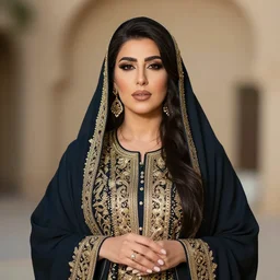 portait of asma lmnawar moroccan singer, hd, centred