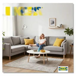 IKEA catalogue photo of a living room by Zhuravleva