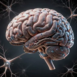 fractal visualization of the neuronal structure and synapses of the brain, 4d interdimensional travel