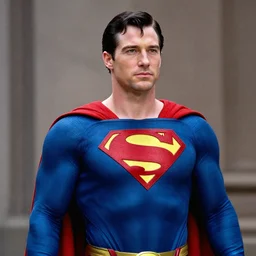 Christopher Reeve as the Man of Steel