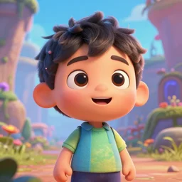 a cute pixar character inspired by gil elvgren, vivid colors, high details, cinematic, 8k resolution, beautiful detailed, photorealistic, digital painting, artstation, concept art, smooth, sharp focus, illustration, fantasy background, artstation trending, octane render, unreal engine