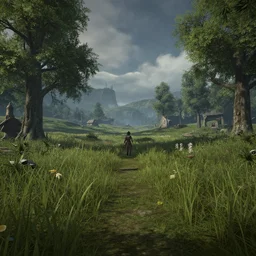field, fantasy, unreal engine