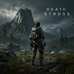 concept art from the game Death Stranding, trending on artstation, extremely detailed, cinematic lighting, cinematic angles, 8k