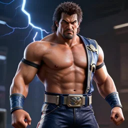 realistic still of ric flair tekken 3 amazing details 8 k beautiful ultra realistic sharp focus cinematic lightning