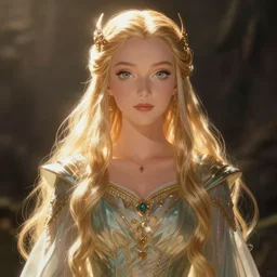 galadriel as an anime character