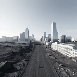 future city lunar street, moon soil, russian city, norilsk, by lehr paul, dan mcpharlin,