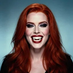 style of marc silvestri : : gorgeous vampire amy adams : : sharp teeth fangs, open mouth sneer : : symmetrical face, symmetrical eyes : : gorgeous red hair : : magic lighting, low spacial lighting : :