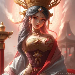goddess of the china, highly detailed, digital painting, artstation, concept art, smooth, sharp focus, illustration, unreal engine 5, 8 k, art by artgerm and greg rutkowski and edgar maxence
