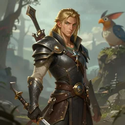 Moist Critical as a fantasy D&D character, portrait art by Donato Giancola and James Gurney, digital art, trending on artstation
