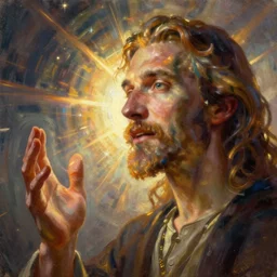 neville goddard talking to god, ultra high detailed, glowing lights, oil painting, greg rutkowski, charlie bowater, beeple, unreal 5, daz, hyperrealistic, octane render, rpg portrait, dynamic lighting, fantasy art, beautiful face