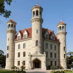 Castle designed by Frank Llyod Wright. AF-S NIKKOR 10-200mm F2.8G ED.