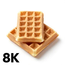 marble waffle, 8k product photo, isolated on a pure white background, centered, entire object in frame, sharp focus, soft studio lighting